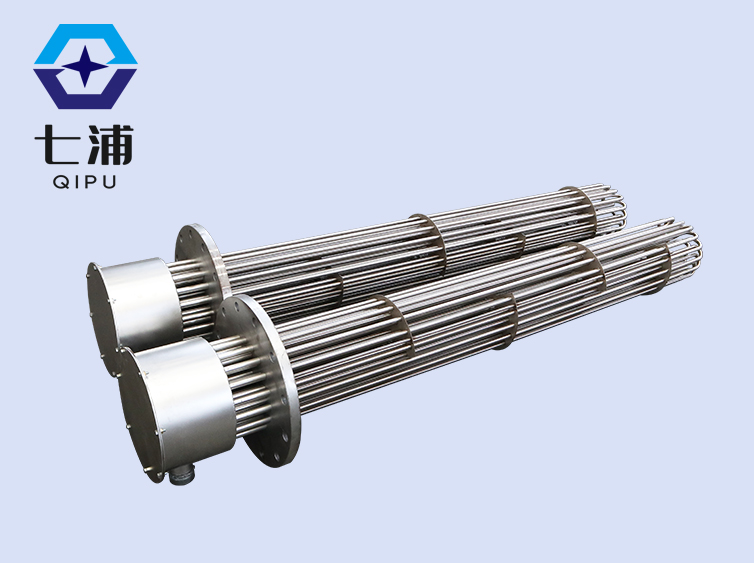 導熱油電加熱管 法蘭式(shì)加熱棒